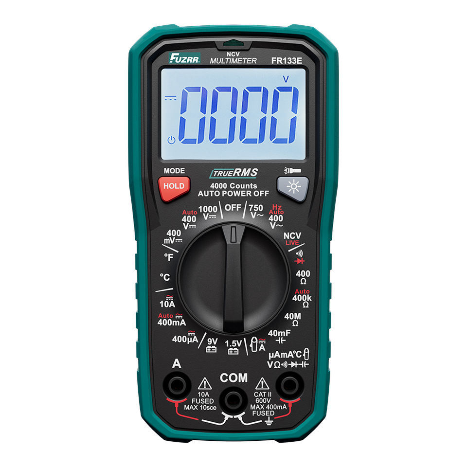 New Box FUZRR  FR133C  Series 2000 Counts Low Price 600V Ohm True RMS Manual Range Basic Multi Tester Electrical Meter Digital Multimeter Tool