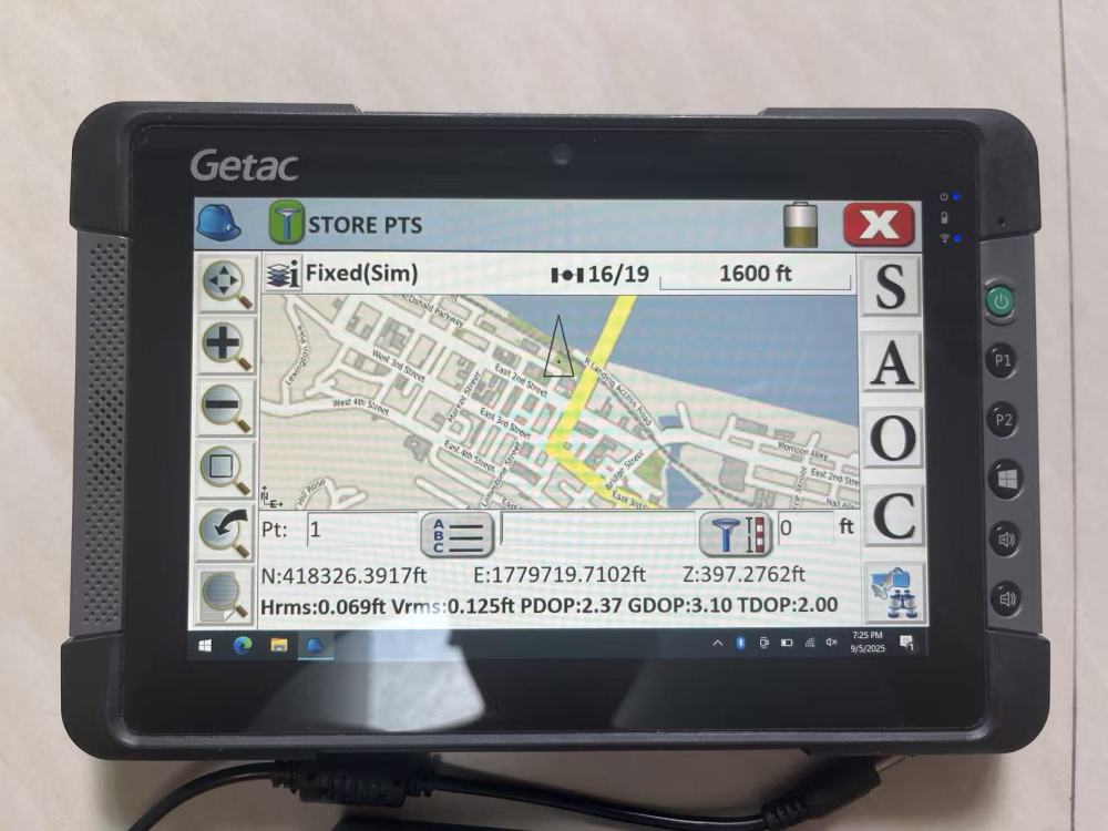 Getac T800G2 data collector with Carlson survce 6.08 Trimble Survey Pro 6.2