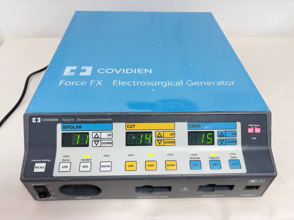 Covidien Valleylab Force FX-C Electrosurgical Generator - Power-on Self-Test Display