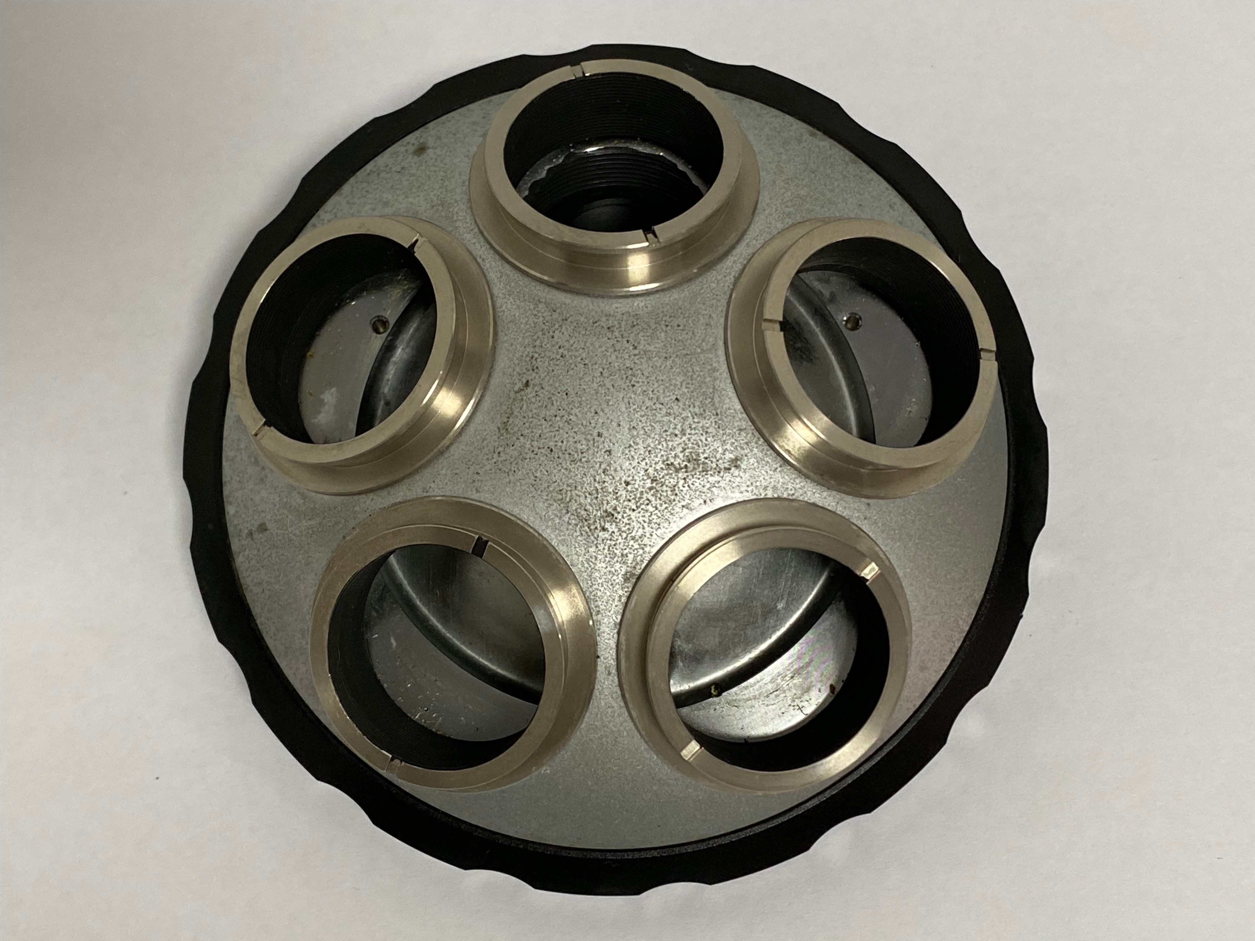 Olympus 5-position revolving objective nosepiece turret empty