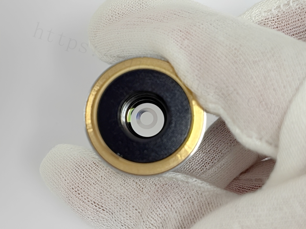 Rear mounting thread view of Zeiss 20x objective