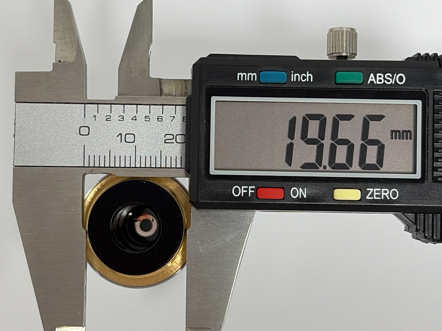 Zeiss objective thread diameter measurement 19.66mm
