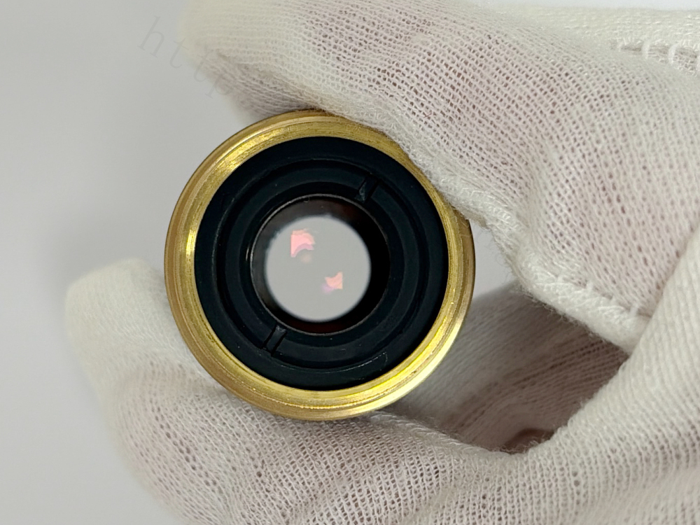 Mounting thread side of Nikon Plan 4X microscope objective