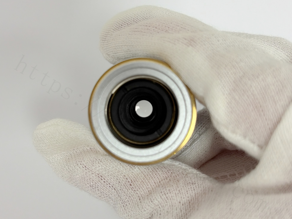 Top view of Nikon E Plan 60X objective mounting thread