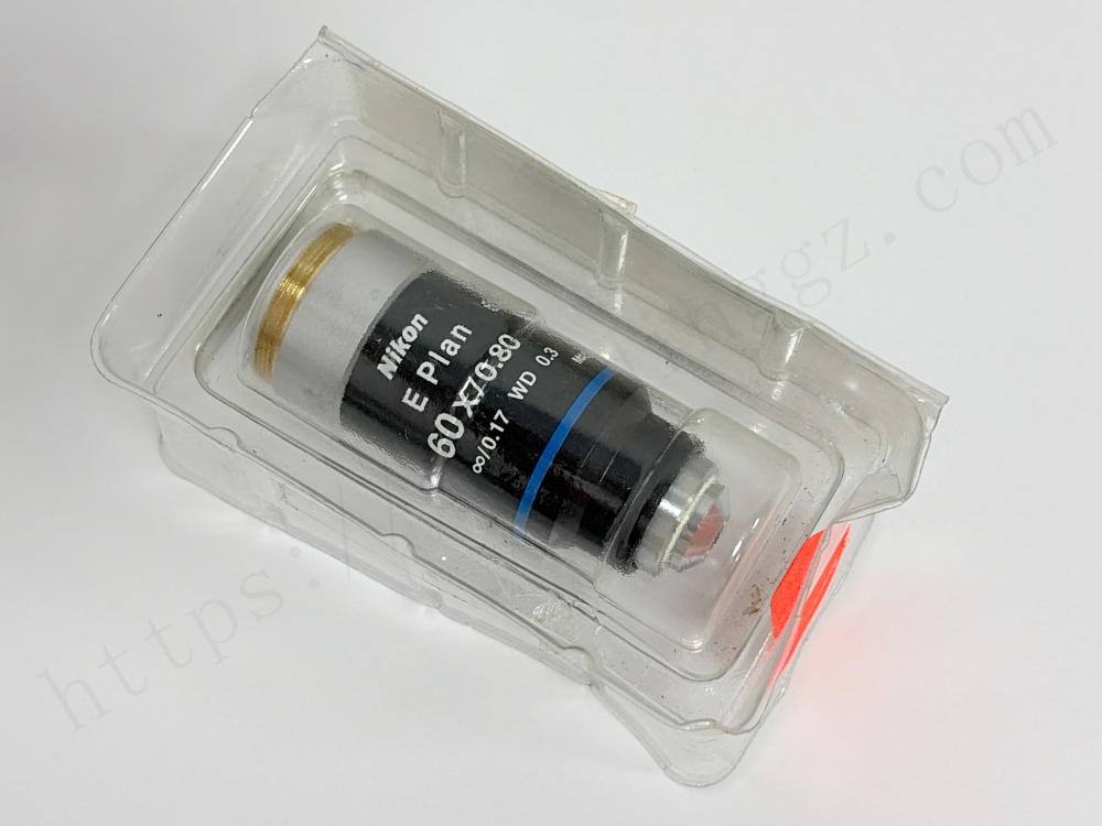 Nikon E Plan 60X 0.80 Microscope Objective in original packaging