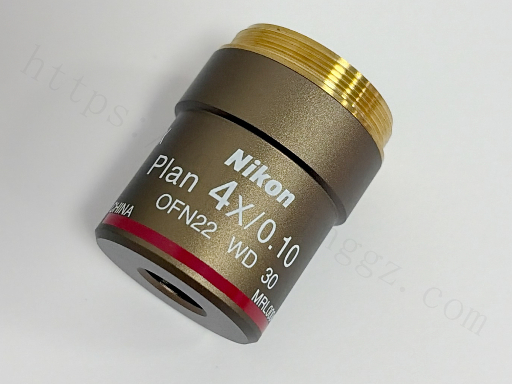 Nikon Plan 4X 0.10 OFN22 WD 30 MRL00042 lens specs
