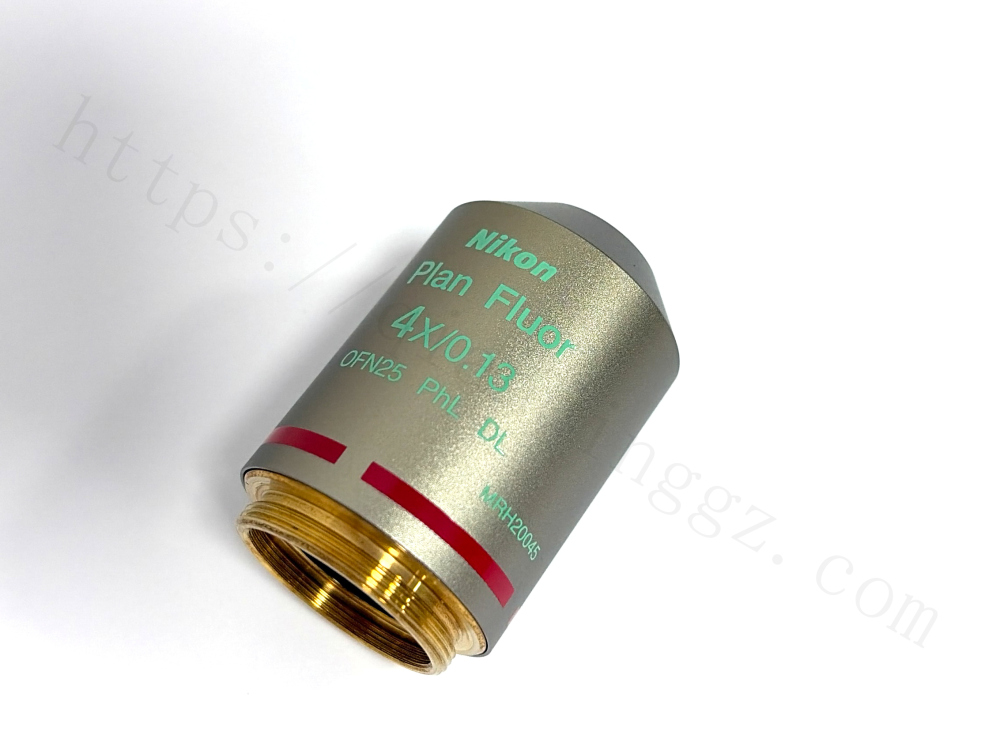 Nikon MRH20045 Plan Fluor 4x PhL DL phase contrast objective lens