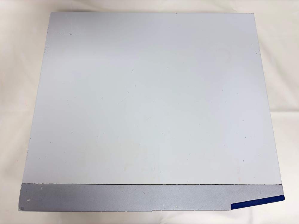 ERBE VIO 300 S electrosurgical unit top view, showing normal cosmetic wear and scratches on metal casing.