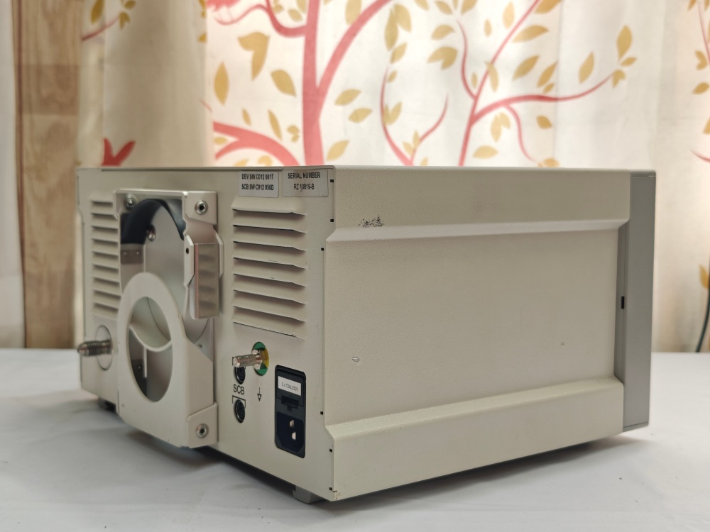 Side casing and rear view profile of the pre-owned Karl Storz Thermoflator surgical device