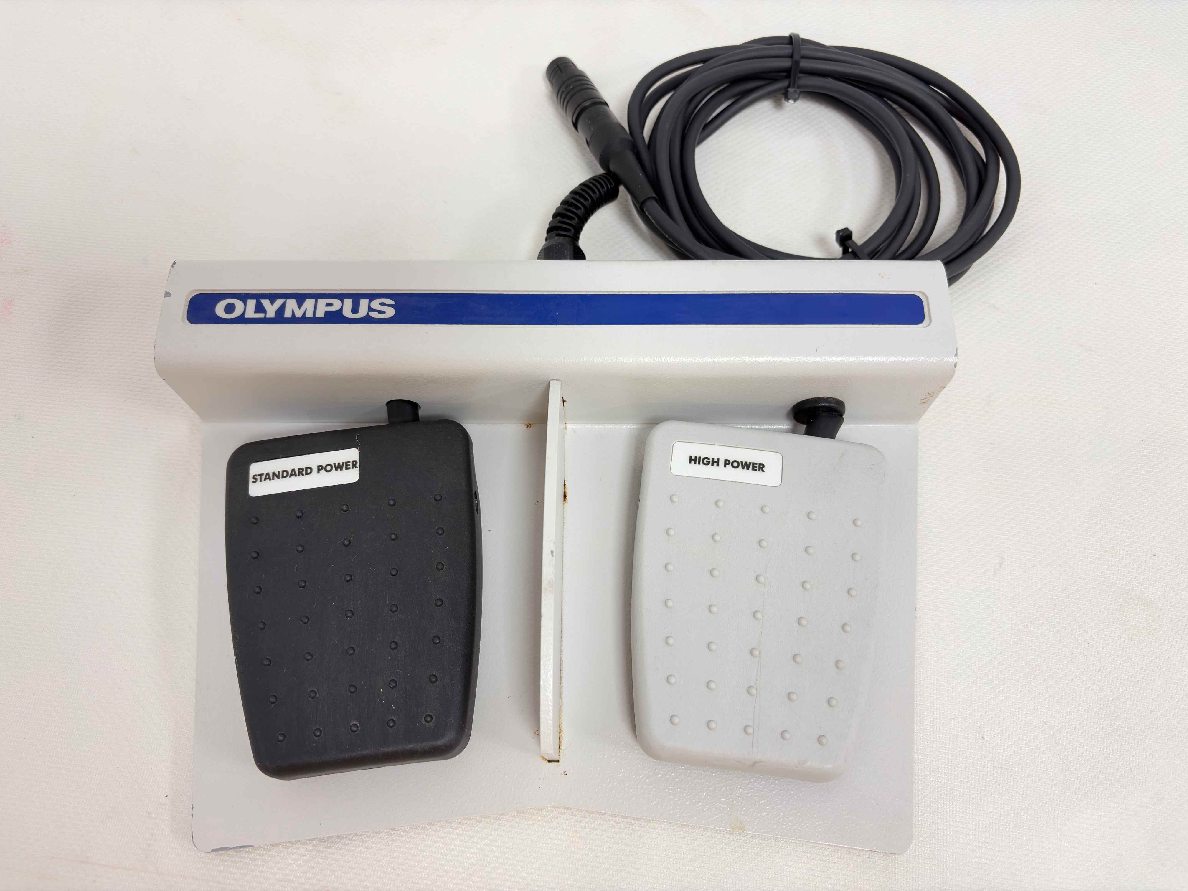 Olympus SPL-FS dual pedal footswitch with standard and high power buttons for ShockPulse-SE lithotripter