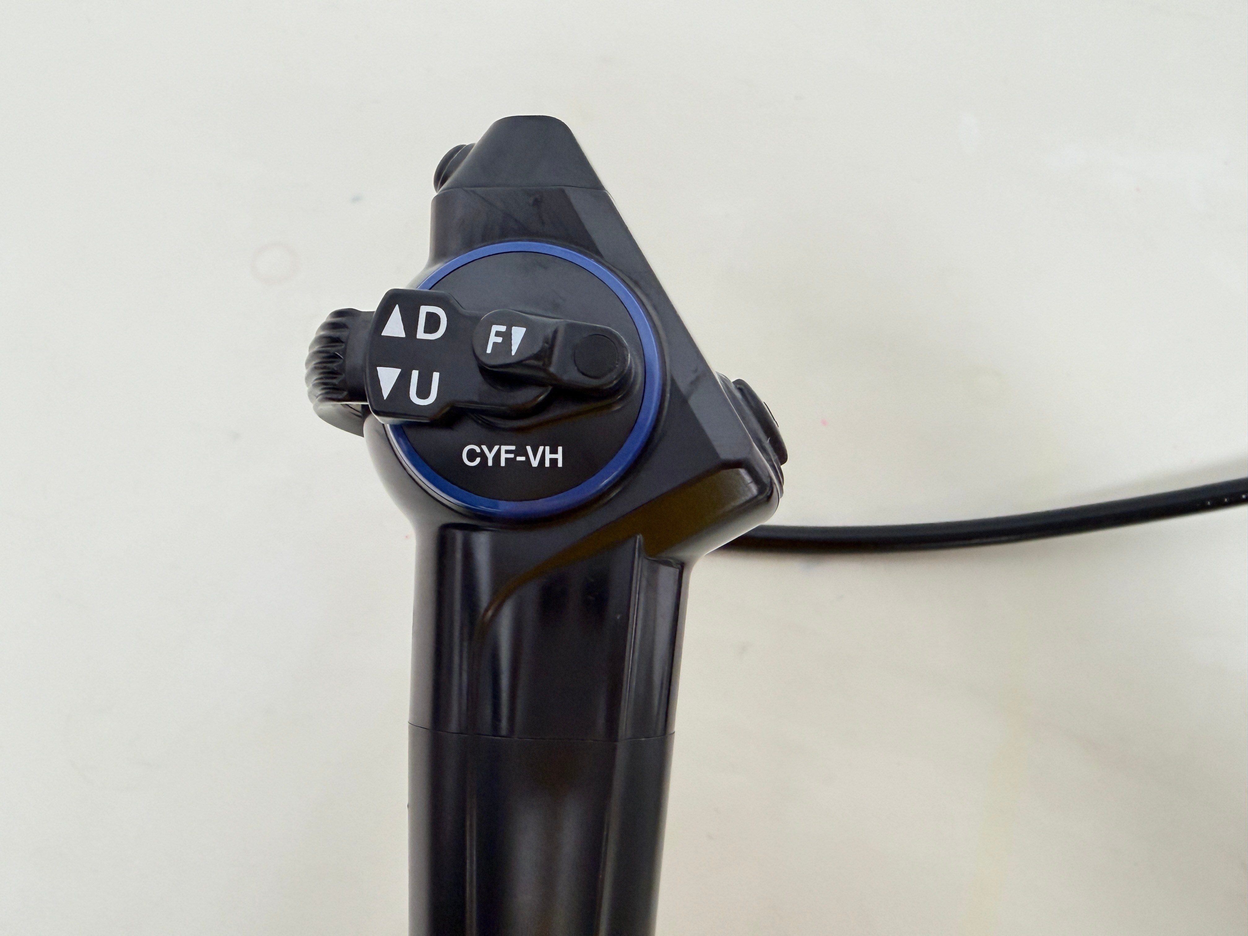 Olympus CYF-VH cystoscope operation handle with deflection knobs