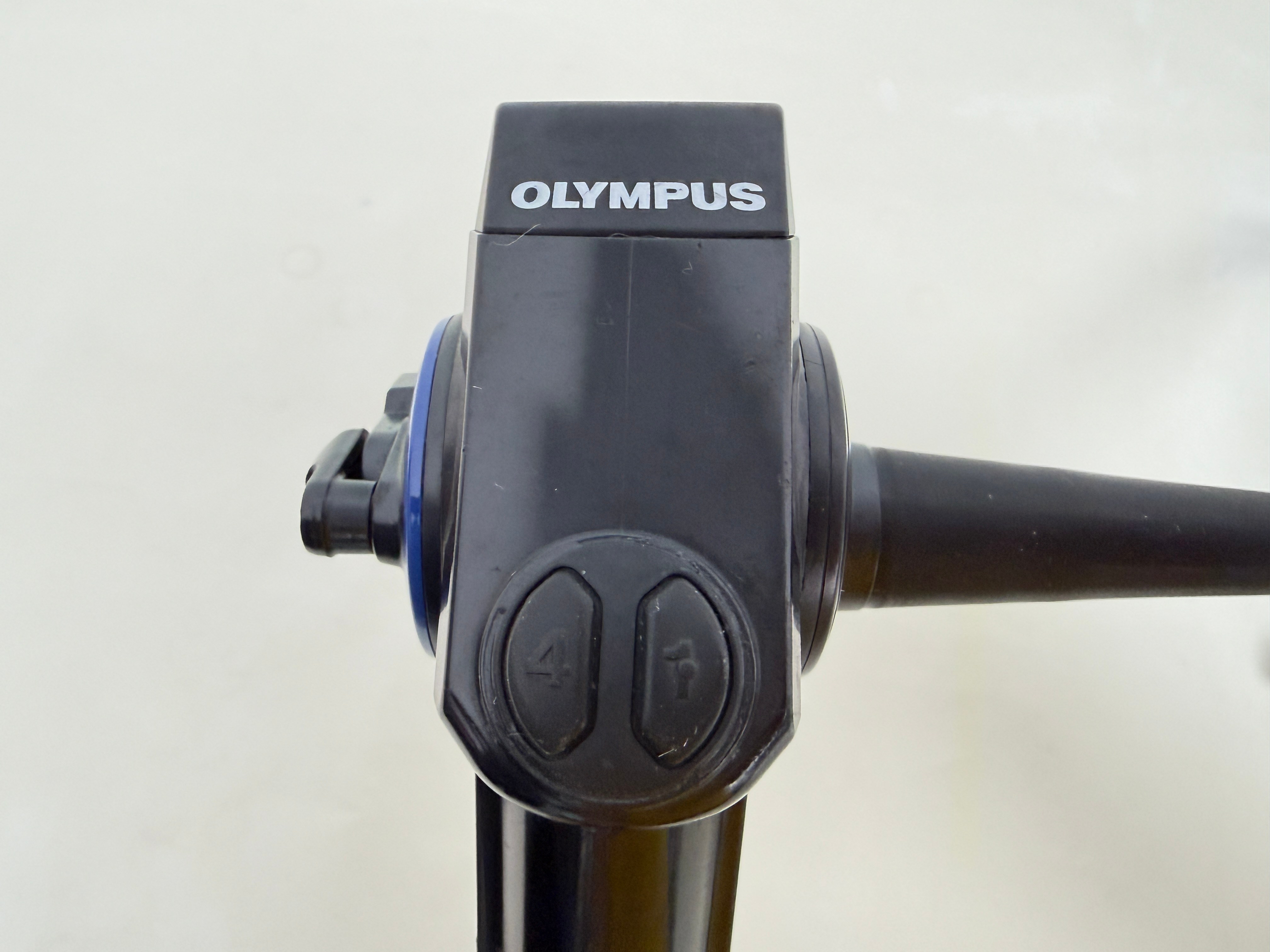 Olympus CYF-VH handle rear side functional buttons close up