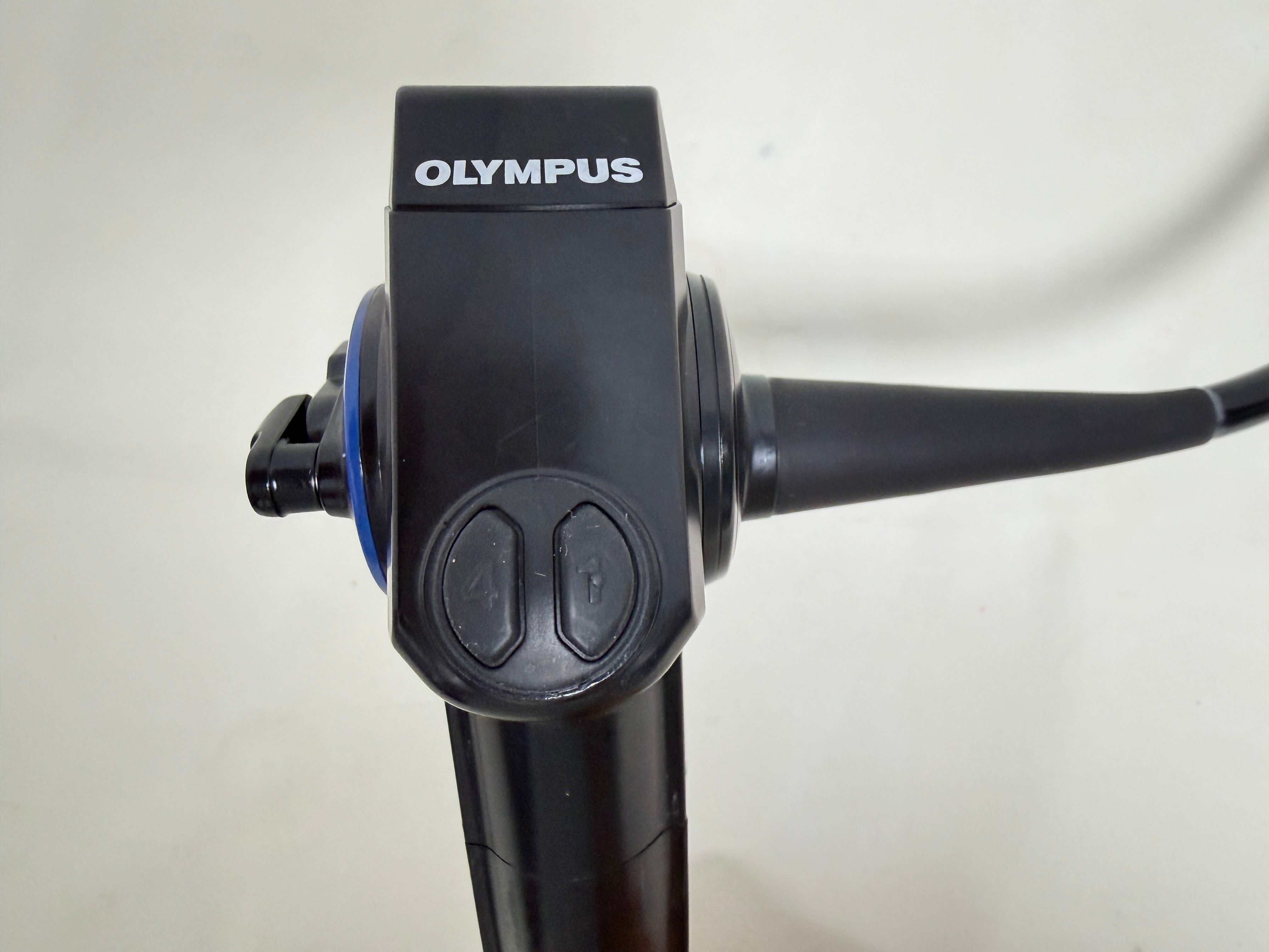Rear view of Olympus ENF-VH handpiece with remote control buttons