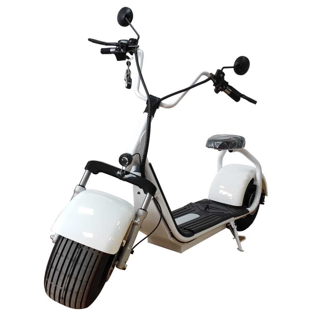 Wholesale Cheap Ebike Portable Citycoco Two Seats Chopper Electric Scooter with Golf Bracket