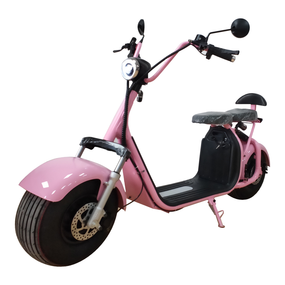 Wholesale Cheap Ebike Portable Citycoco Two Seats Chopper Electric Scooter with Golf Bracket