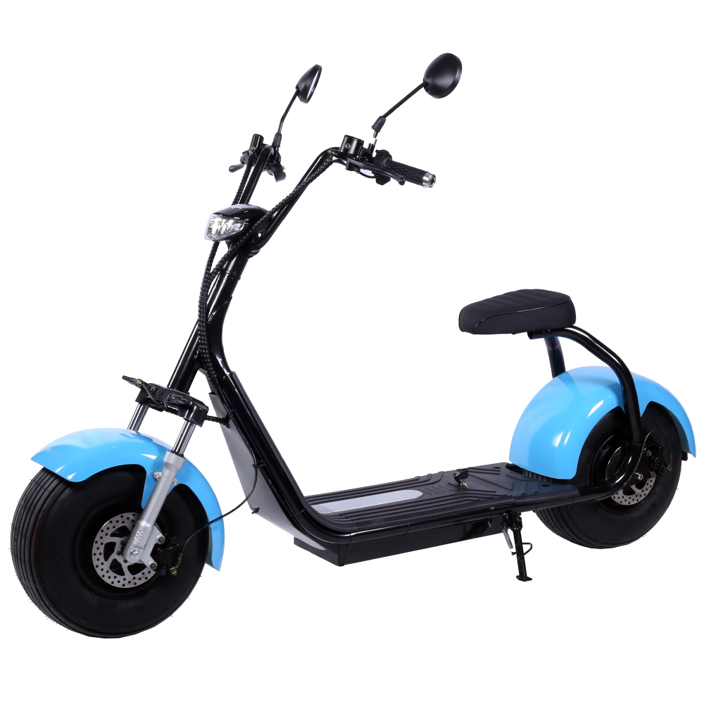 Wholesale Cheap Ebike Portable Citycoco Two Seats Chopper Electric Scooter with Golf Bracket