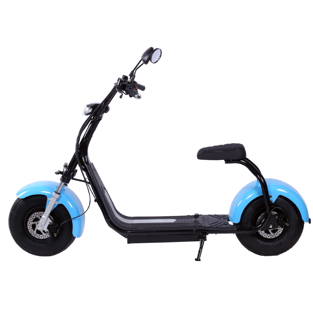 Wholesale Cheap Ebike Portable Citycoco Two Seats Chopper Electric Scooter with Golf Bracket