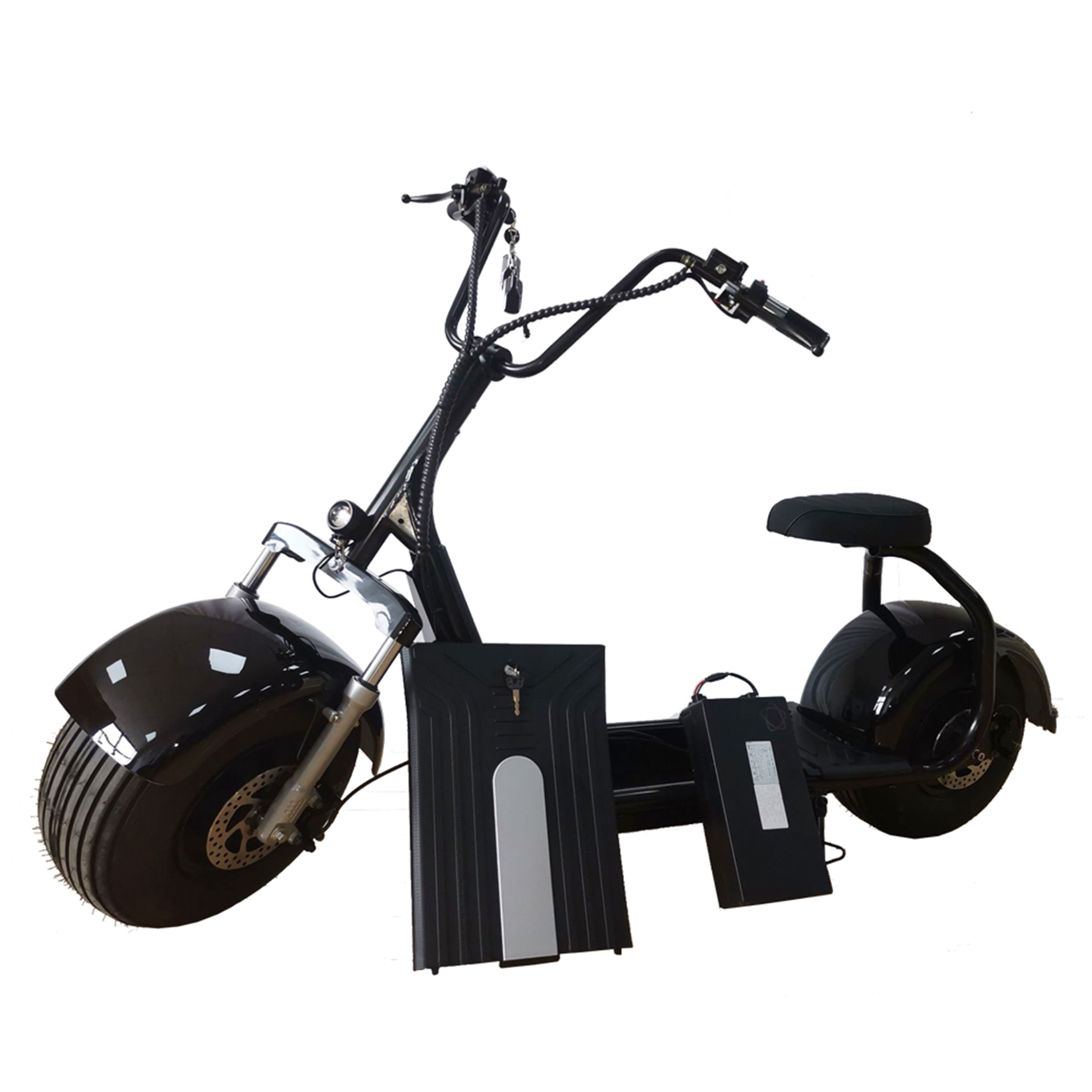 Wholesale Cheap Ebike Portable Citycoco Two Seats Chopper Electric Scooter with Golf Bracket