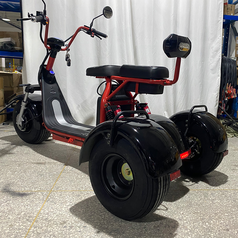 Fat Tire 3 Wheel Electric Scooter 1500W 3000W Citycoco Scooters 3 Wheels 60V 20ah