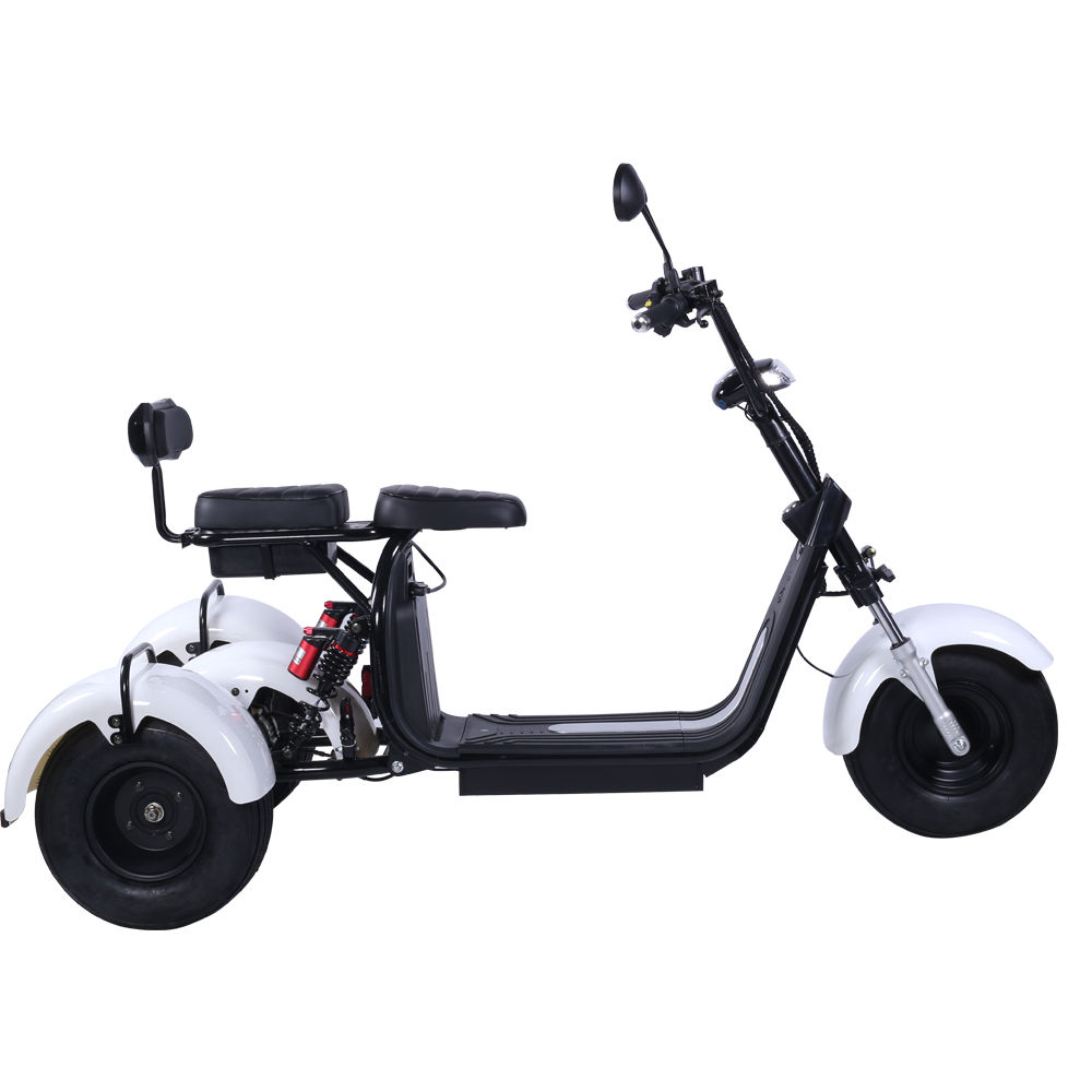 Fat Tire 3 Wheel Electric Scooter 1500W 3000W Citycoco Scooters 3 Wheels 60V 20ah