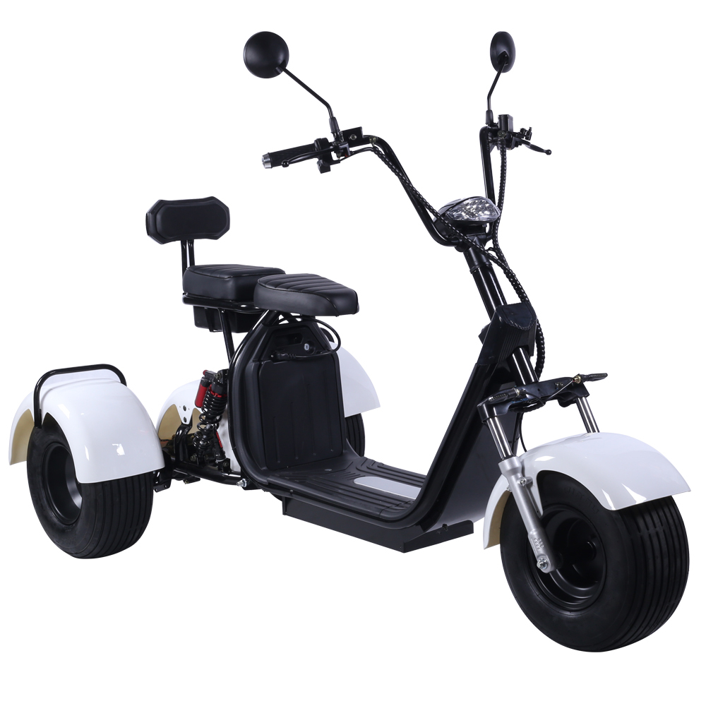 Fat Tire 3 Wheel Electric Scooter 1500W 3000W Citycoco Scooters 3 Wheels 60V 20ah
