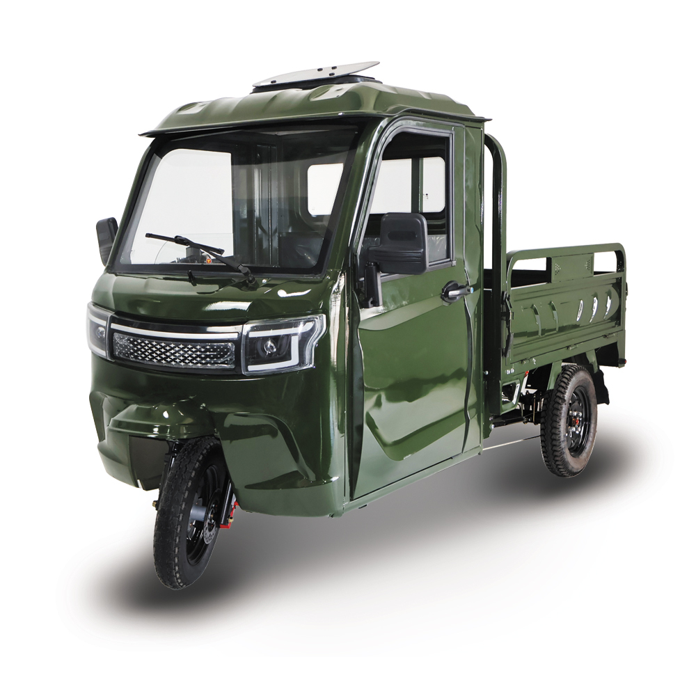 EEC Long Range Heavy Load 3000W Closed CAB Electric Tricycle Direct Sales From Manufacturer
