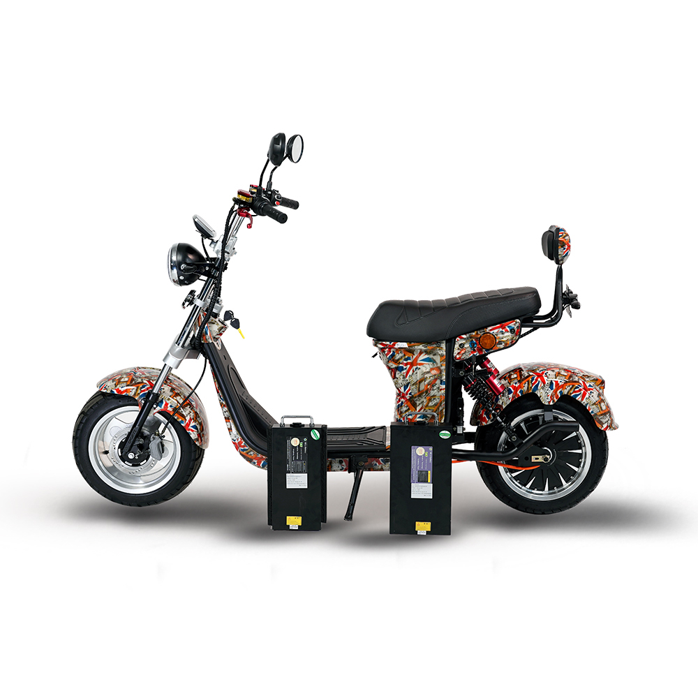 2000W 3000W Factory Price Good Performance Citycoco Brasil Moto Eletrica Electric Scooter City Coco Double batteries