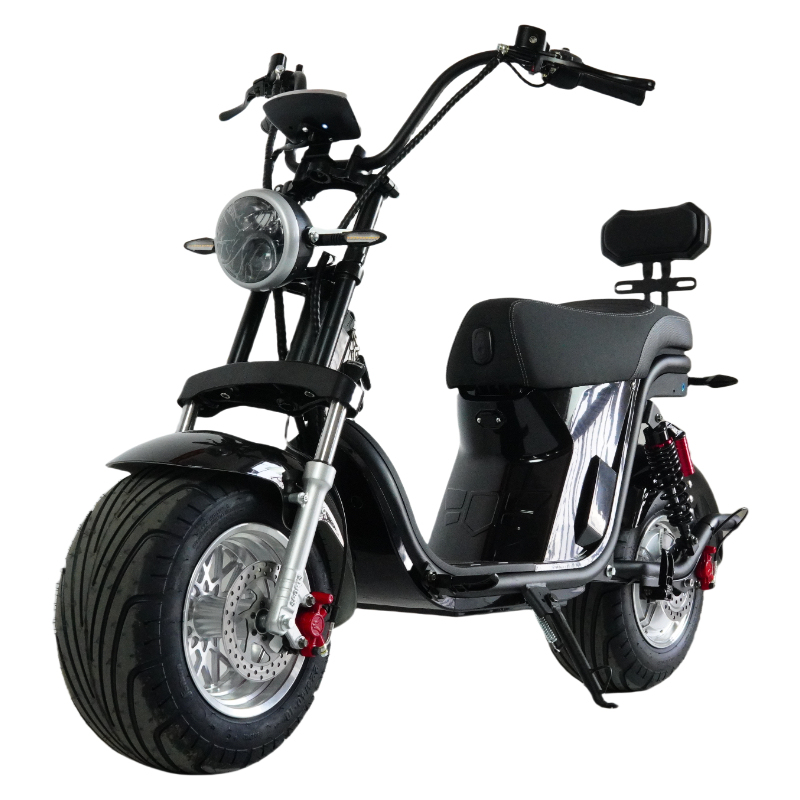 Brazil Market 2000w Chopper Large Seats 20Ah Citycoco Electric Scooter with Wheelbase 130cm