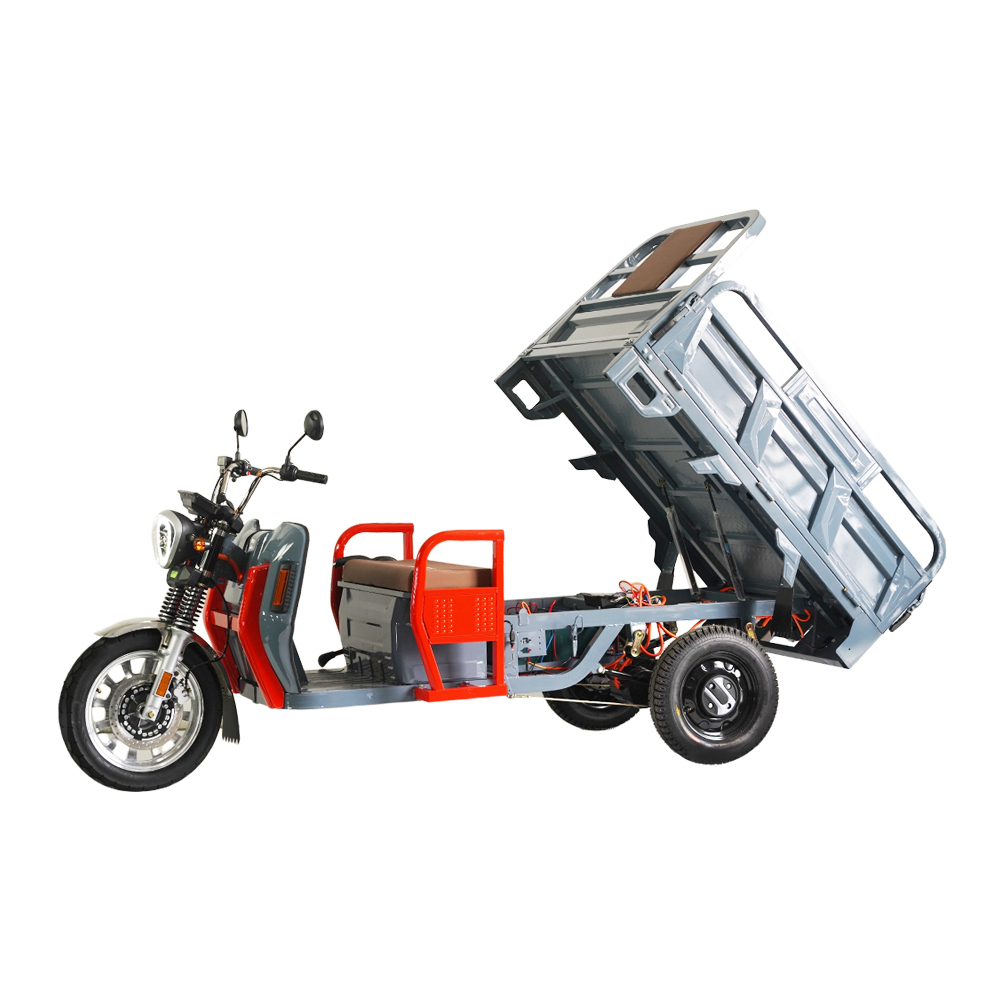 EEC COC Tuktuk 2000w 25km/h Cargo Trike Drop Shipping Electric Tricycle Truck with Door to Door