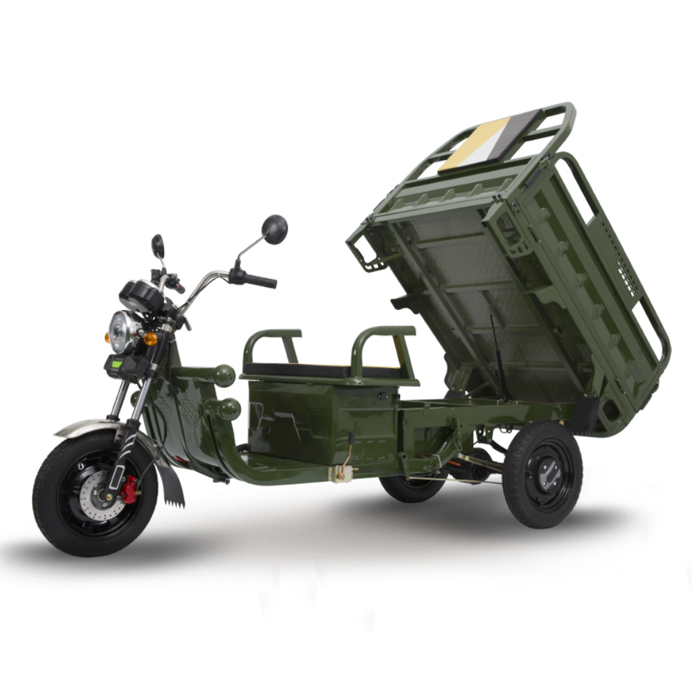 Electric Dumper Tricycle Electric Tricycles Cargo 60V/1000W Tricycles 3 Wheel Electric Adults CE