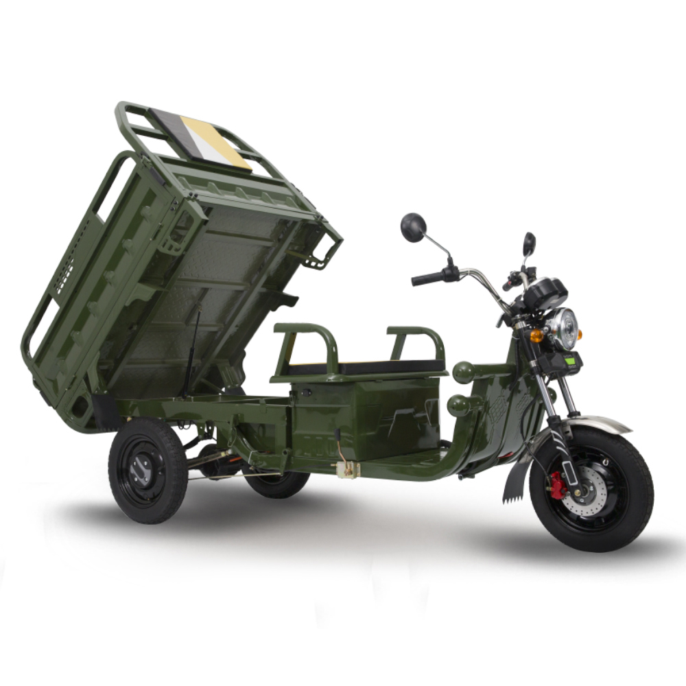 Electric Dumper Tricycle Electric Tricycles Cargo 60V/1000W Tricycles 3 Wheel Electric Adults CE
