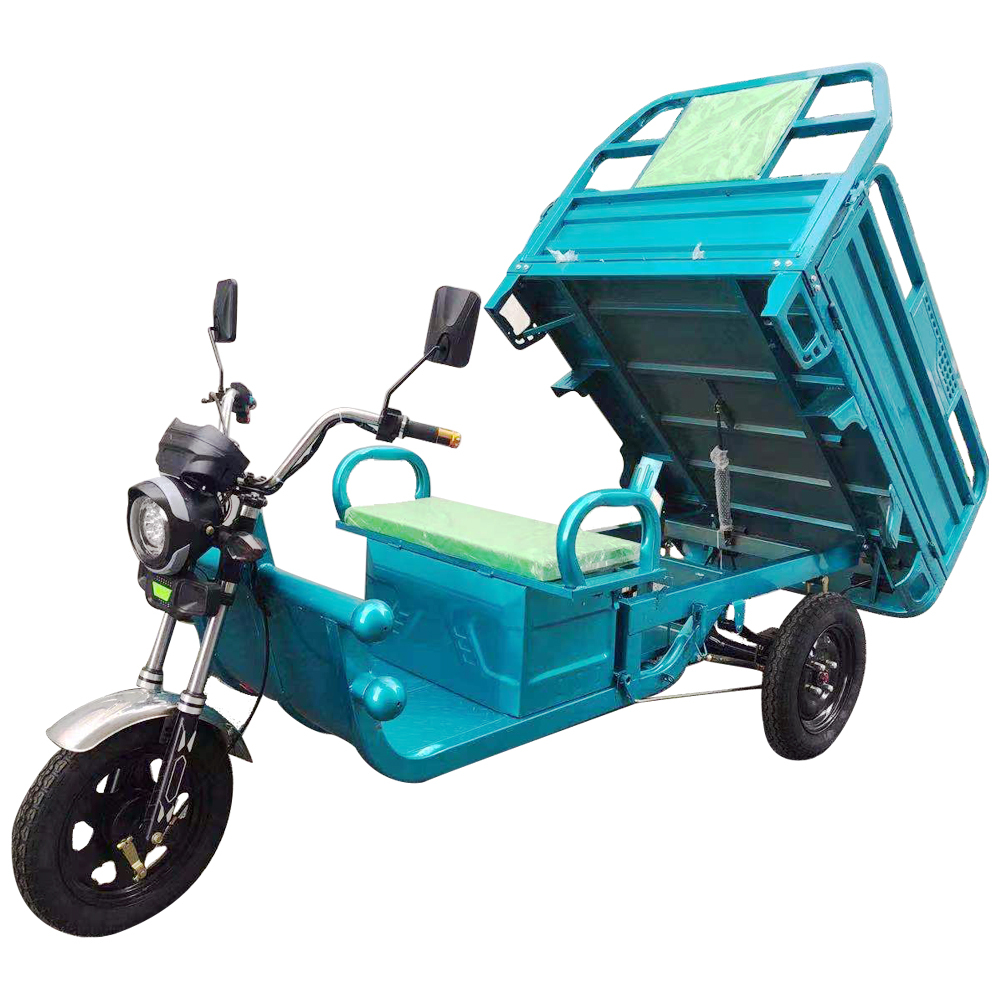 Chinese Cheaper 3 Wheel Electric Cargo Tricycle 1000W 800KG New Model for Adult