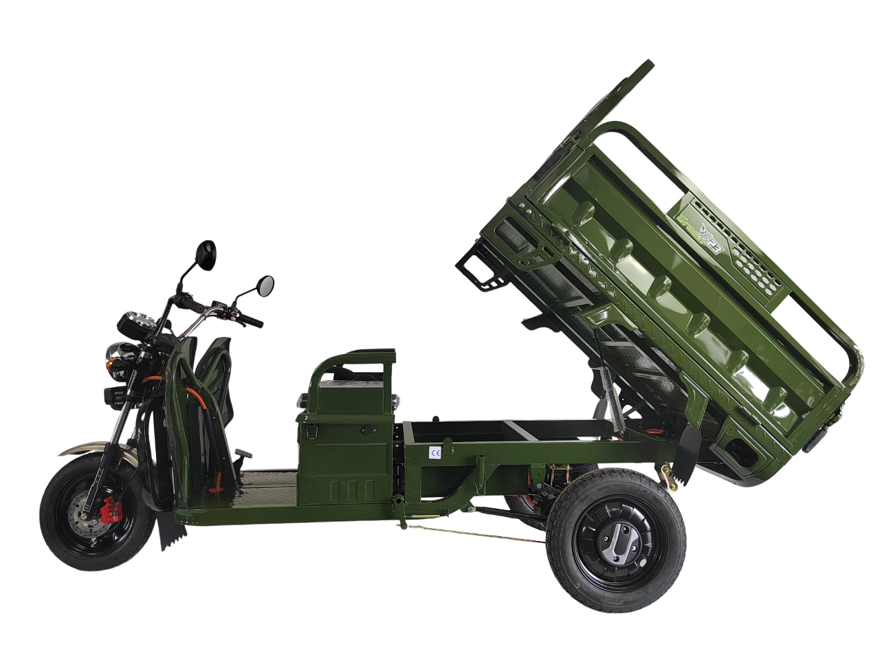 Electric Dumper Tricycle Electric Tricycles Cargo 60V/1000W Tricycles 3 Wheel Electric Adults CE