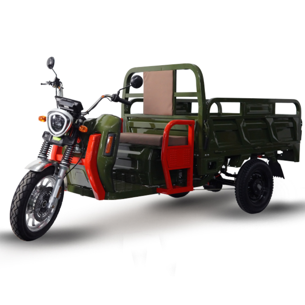 EEC COC Tuktuk 2000w 25km/h Cargo Trike Drop Shipping Electric Tricycle Truck with Door to Door