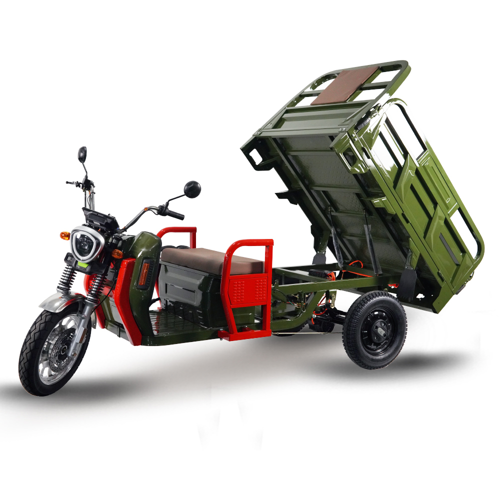 EEC COC Tuktuk 2000w 25km/h Cargo Trike Drop Shipping Electric Tricycle Truck with Door to Door