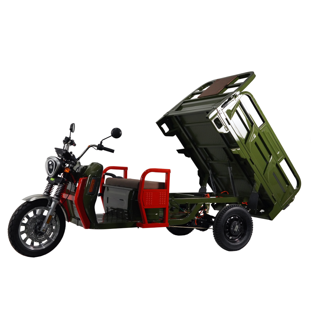 EEC COC Tuktuk 2000w 25km/h Cargo Trike Drop Shipping Electric Tricycle Truck with Door to Door