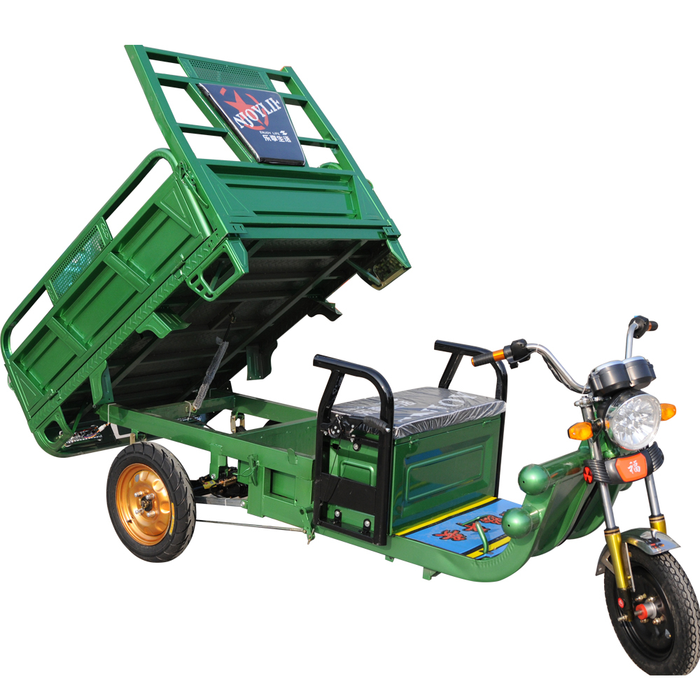 Electric Cargo Tricycle 1200w Express Truck Scooter Promotion Sales Factory Open Body 600KG Max Loading Motorized Cabin