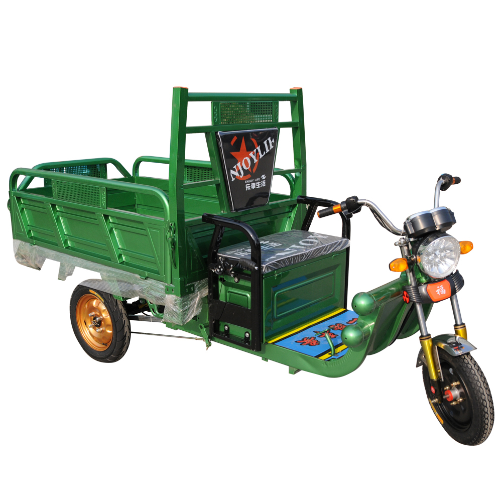 Electric Cargo Tricycle 1200w Express Truck Scooter Promotion Sales Factory Open Body 600KG Max Loading Motorized Cabin