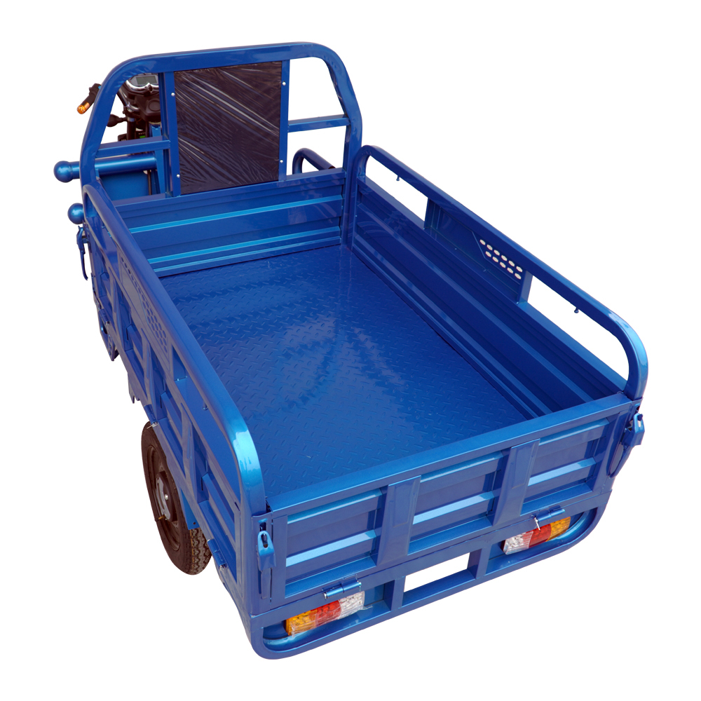 Electric Cargo Tricycle 1200w Express Truck Scooter Promotion Sales Factory Open Body 600KG Max Loading Motorized Cabin