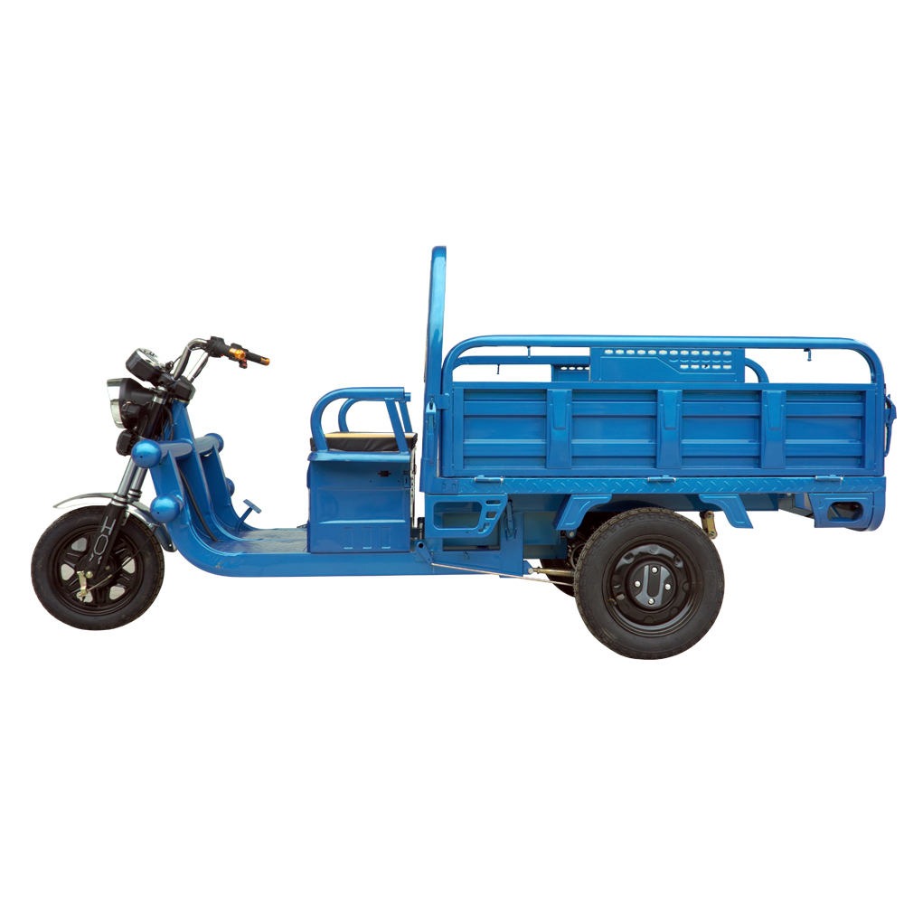 Electric Cargo Tricycle 1200w Express Truck Scooter Promotion Sales Factory Open Body 600KG Max Loading Motorized Cabin