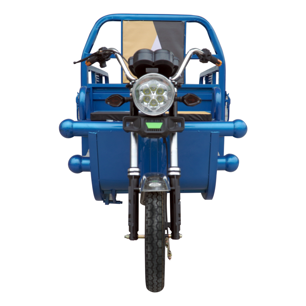 Electric Cargo Tricycle 1200w Express Truck Scooter Promotion Sales Factory Open Body 600KG Max Loading Motorized Cabin