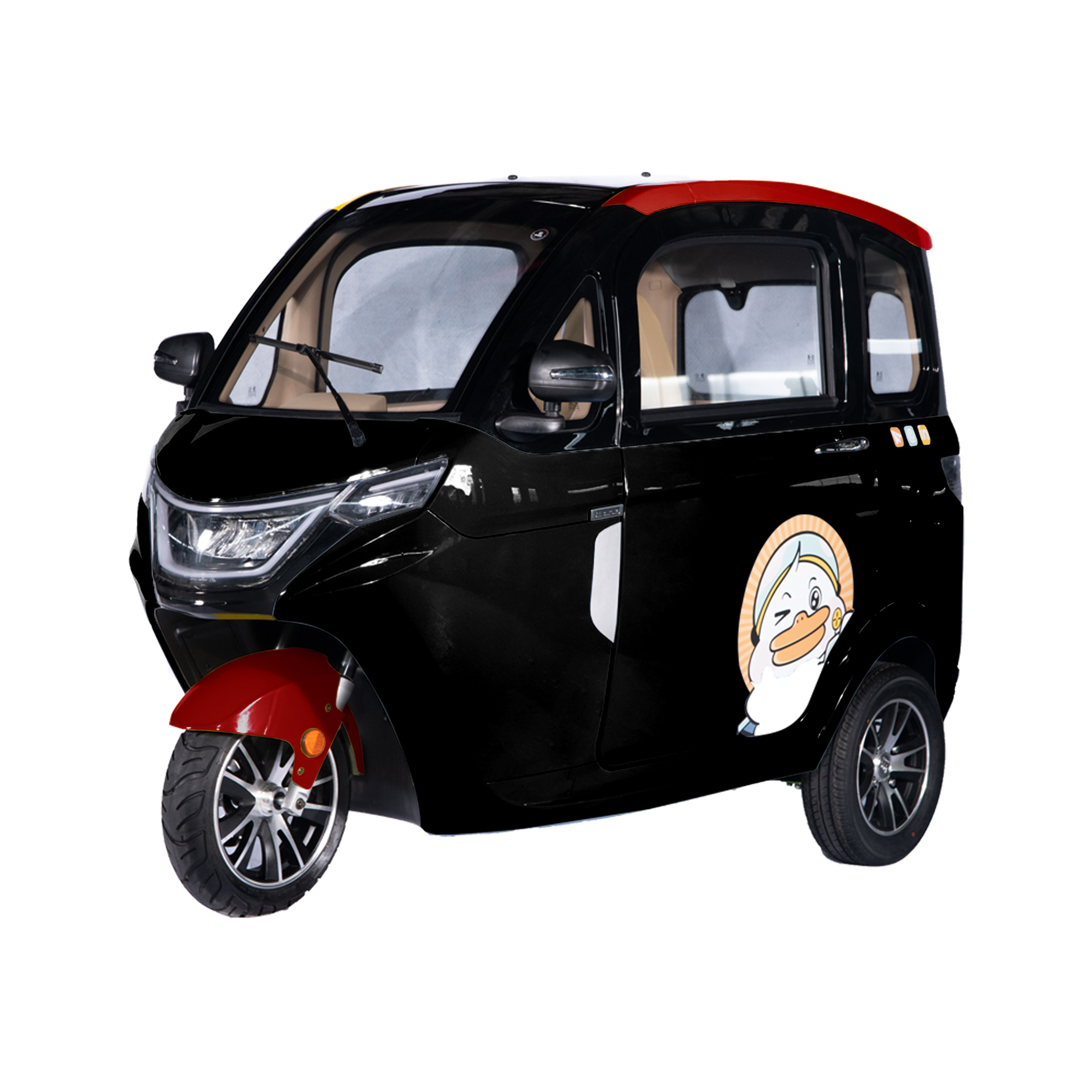 EEC Certified 1500W 1800W Electric Tricycle 3-seater Mini Van Multi-function New Energy Vehicle