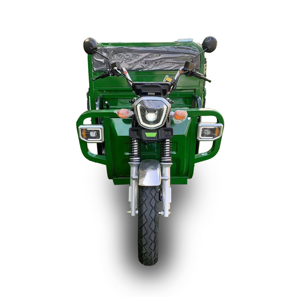 EEC COC Certified 3000W 3PLUSCOCO Electric Cargo Tricycle 1000kg Load 45kmh Quick Charge Lead-acid Battery