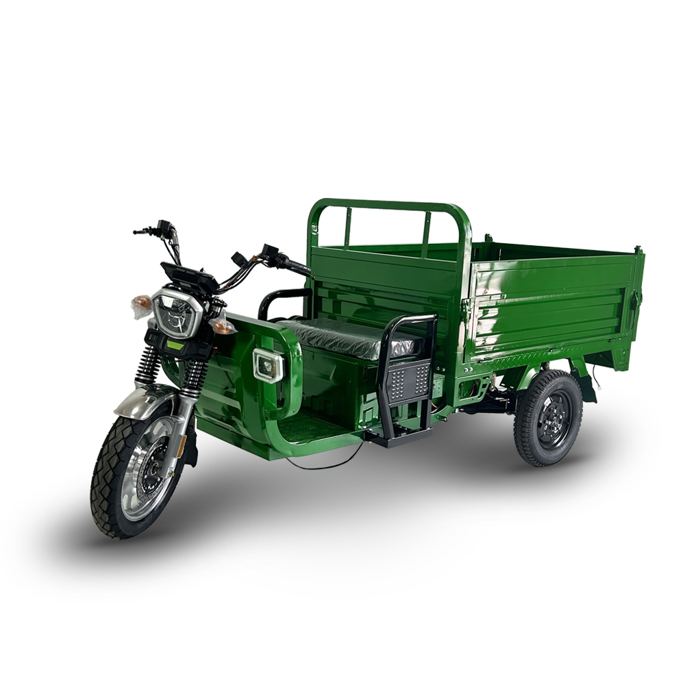 EEC COC Certified 3000W 3PLUSCOCO Electric Cargo Tricycle 1000kg Load 45kmh Quick Charge Lead-acid Battery