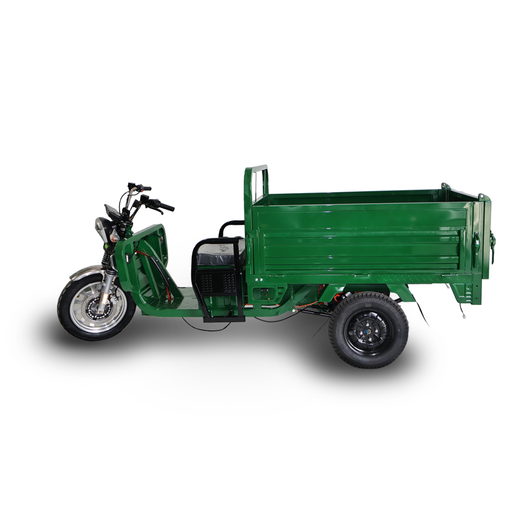 EEC COC Certified 3000W 3PLUSCOCO Electric Cargo Tricycle 1000kg Load 45kmh Quick Charge Lead-acid Battery