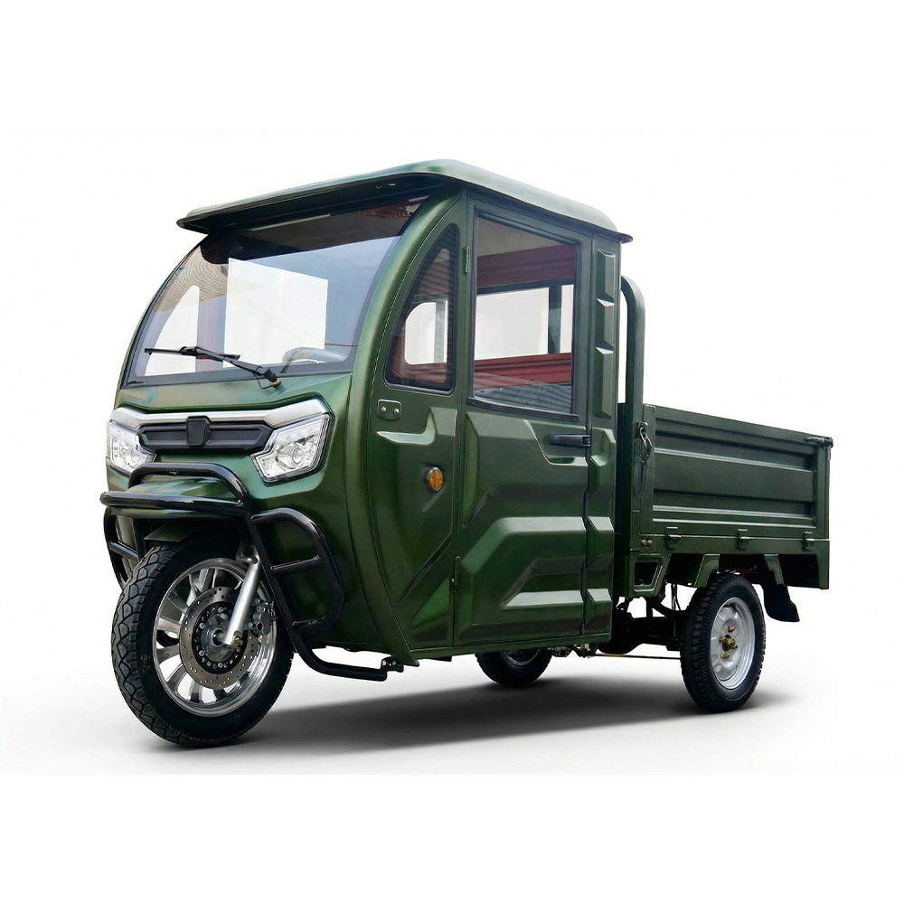 EEC Long Range Heavy Load 2000W Closed CAB Electric Tricycle Direct Sales From Manufacturer KH06EEC