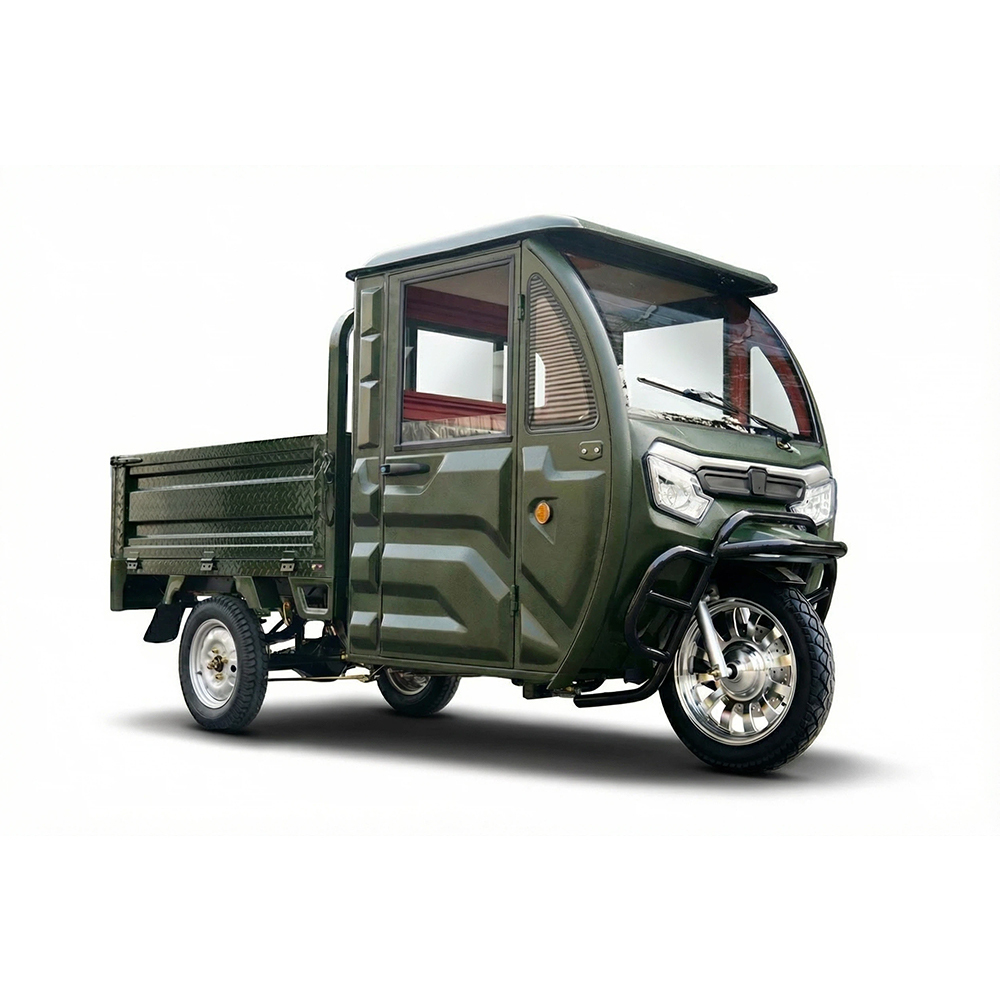 EEC Long Range Heavy Load 2000W Closed CAB Electric Tricycle Direct Sales From Manufacturer KH06EEC