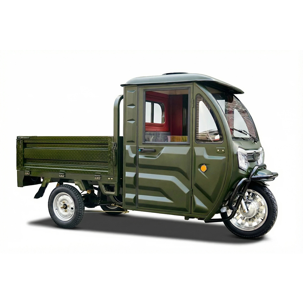 EEC Long Range Heavy Load 2000W Closed CAB Electric Tricycle Direct Sales From Manufacturer KH06EEC