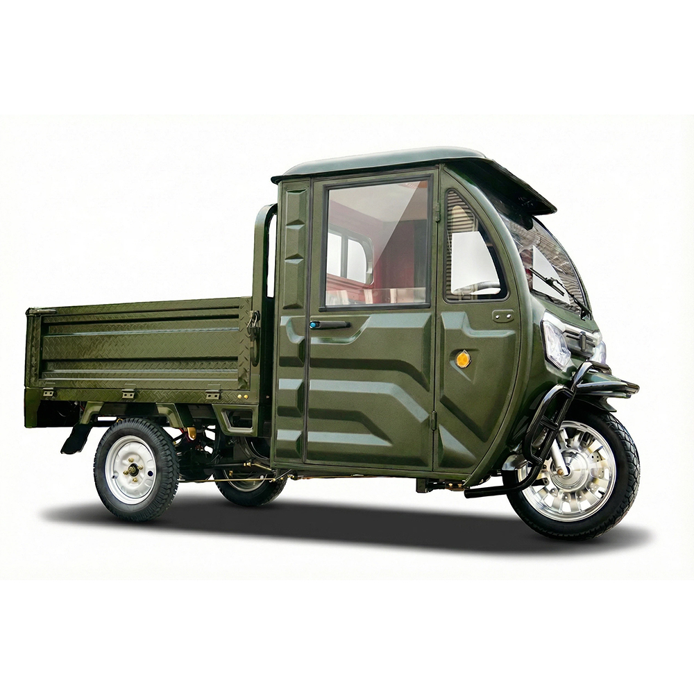 EEC Long Range Heavy Load 2000W Closed CAB Electric Tricycle Direct Sales From Manufacturer KH06EEC