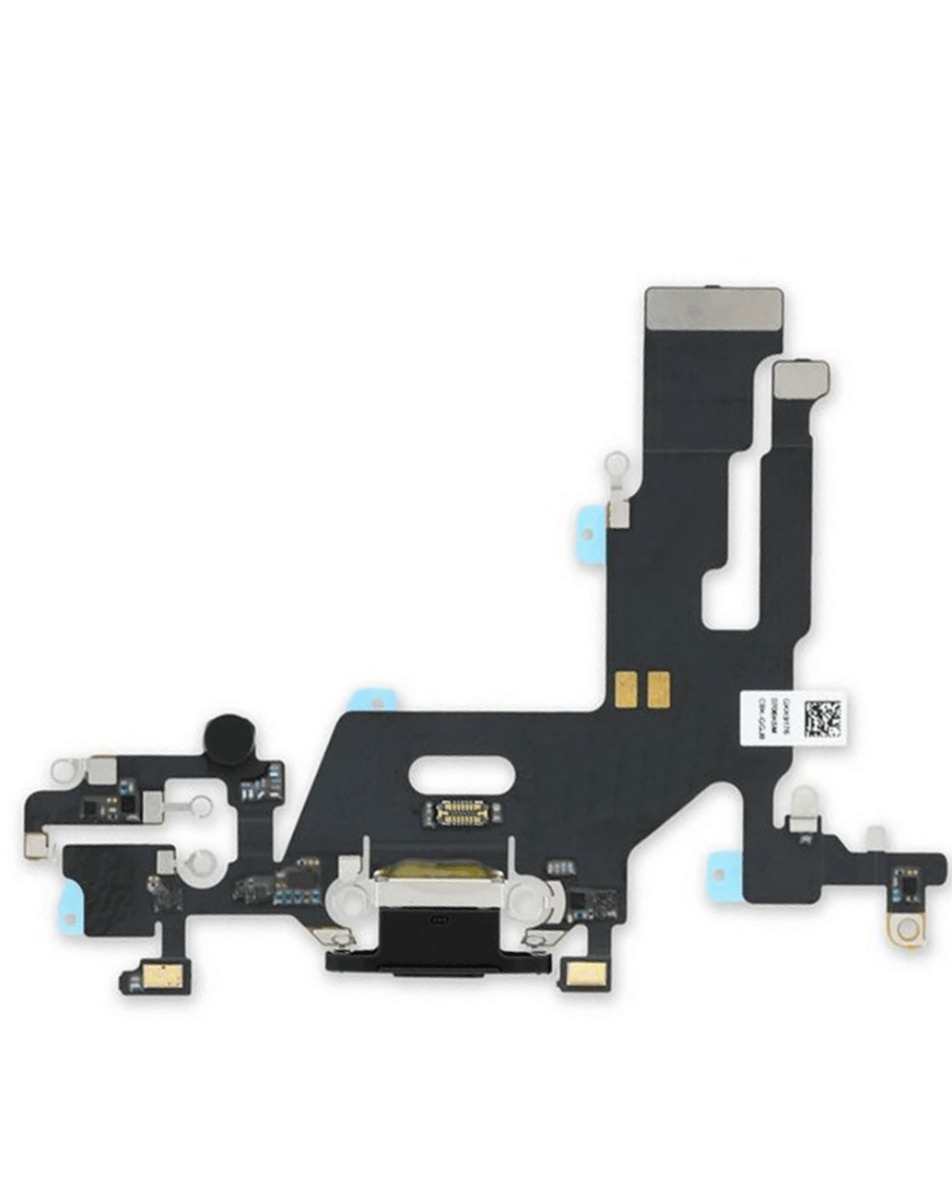 Charging Port Flex Cable Compatible For iPhone 11 (Premium) (Black)